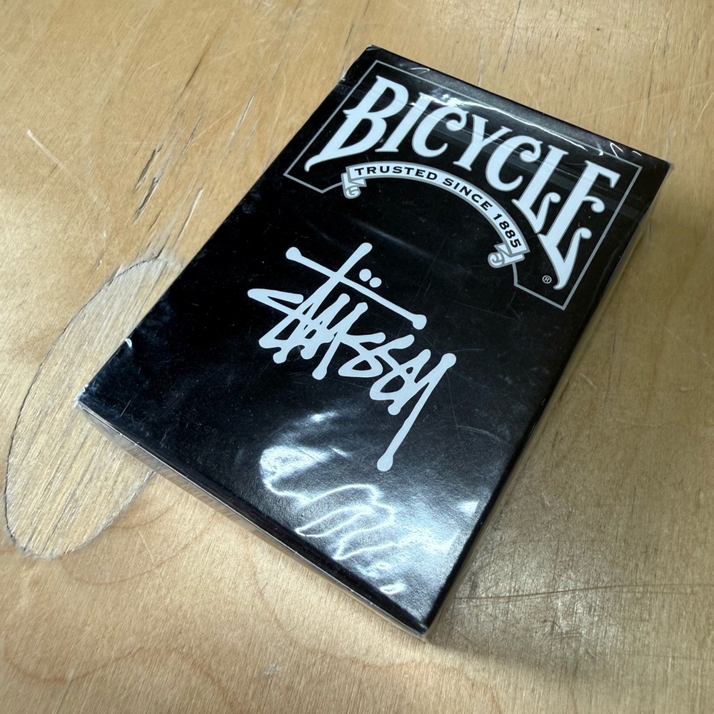 Bicycle Stussy Black Playing Cards